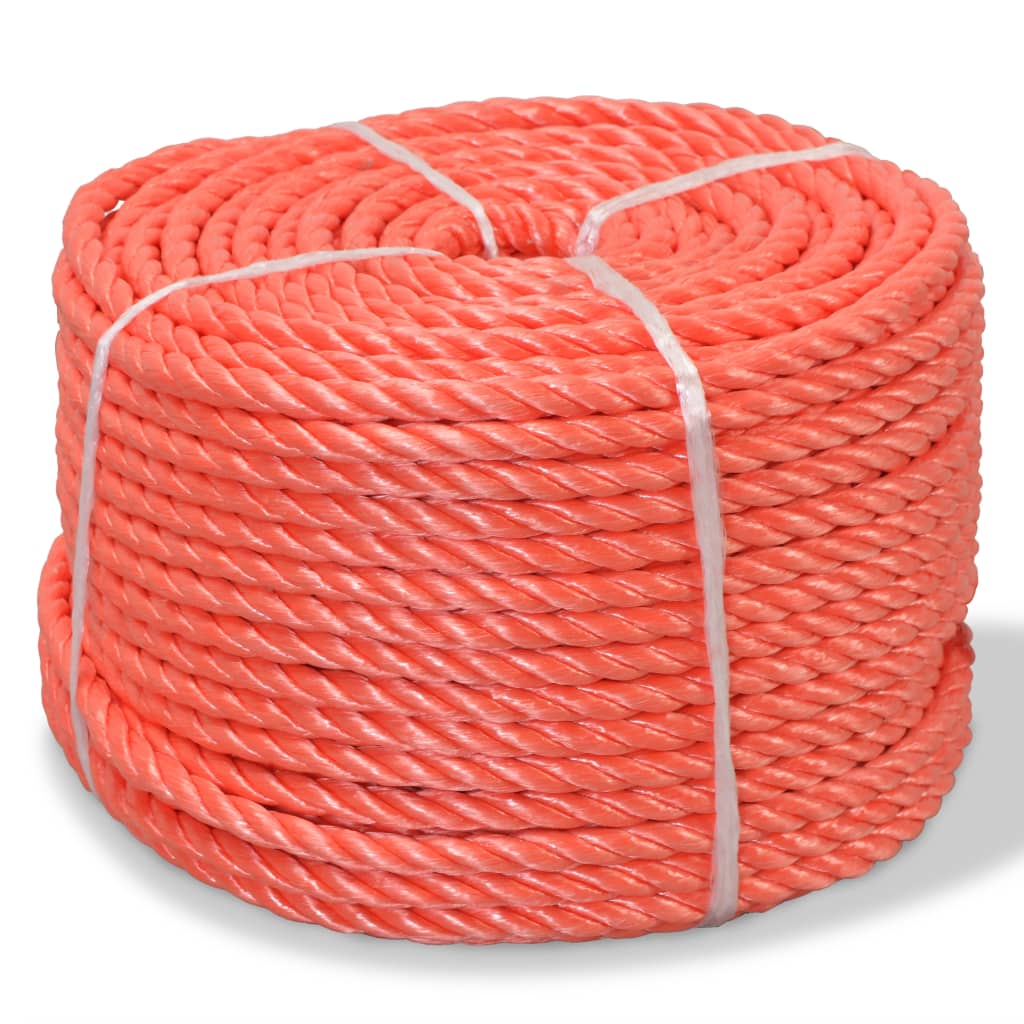 Touw gedraaid 12 mm 100 m polypropyleen oranje Touw gedraaid 12 mm 100 m polypropyleen oranje