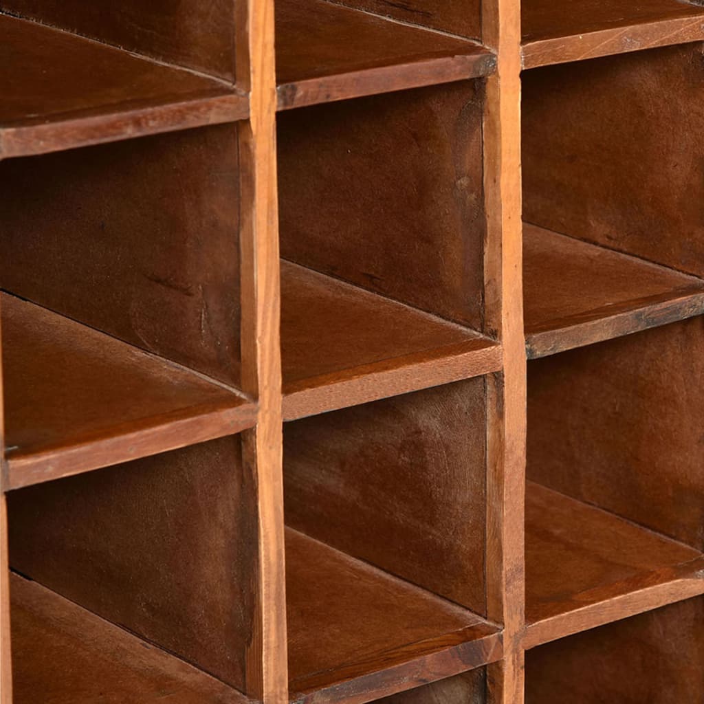 Wijnrek voor 16 flessen massief gerecycled hout Wijnrek voor 16 flessen massief gerecycled hout