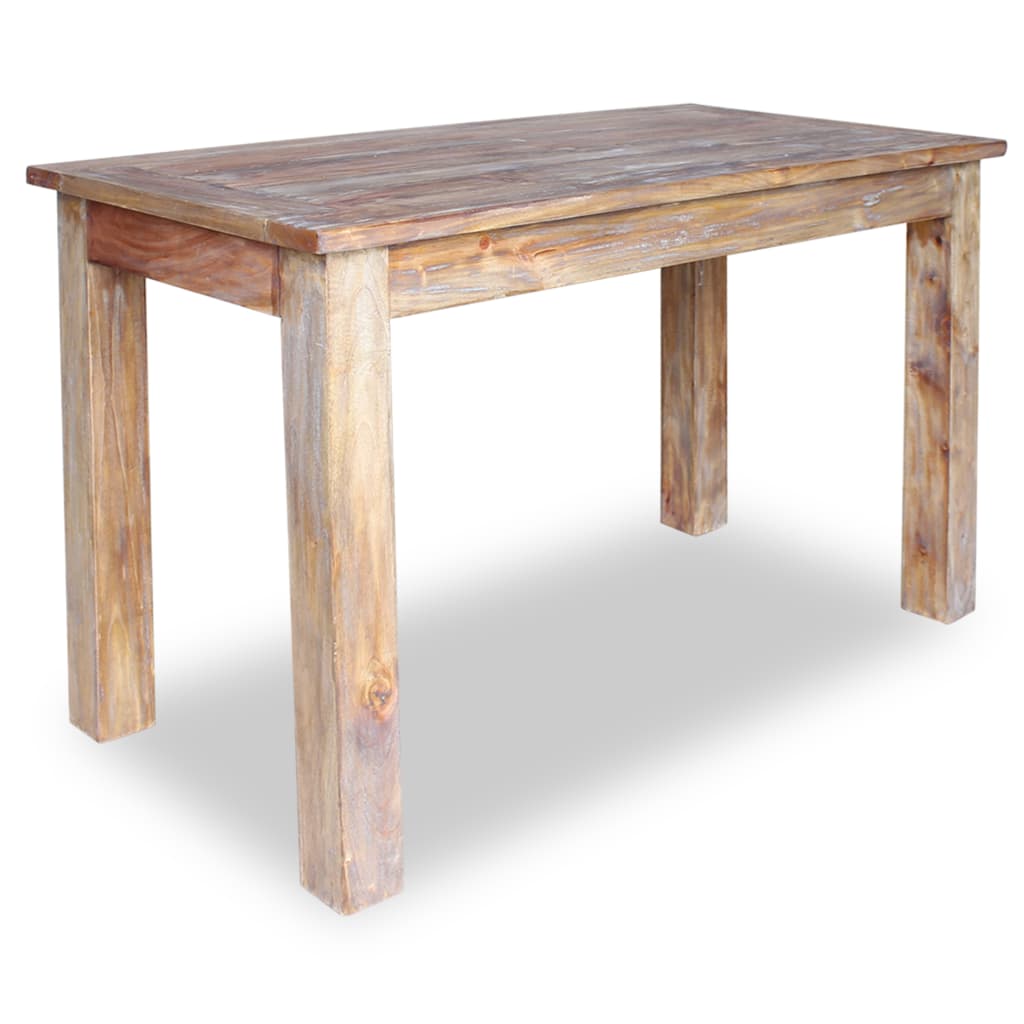 Eettafel 120x60x77 cm massief gerecycled hout Eettafel 120x60x77 cm massief gerecycled hout