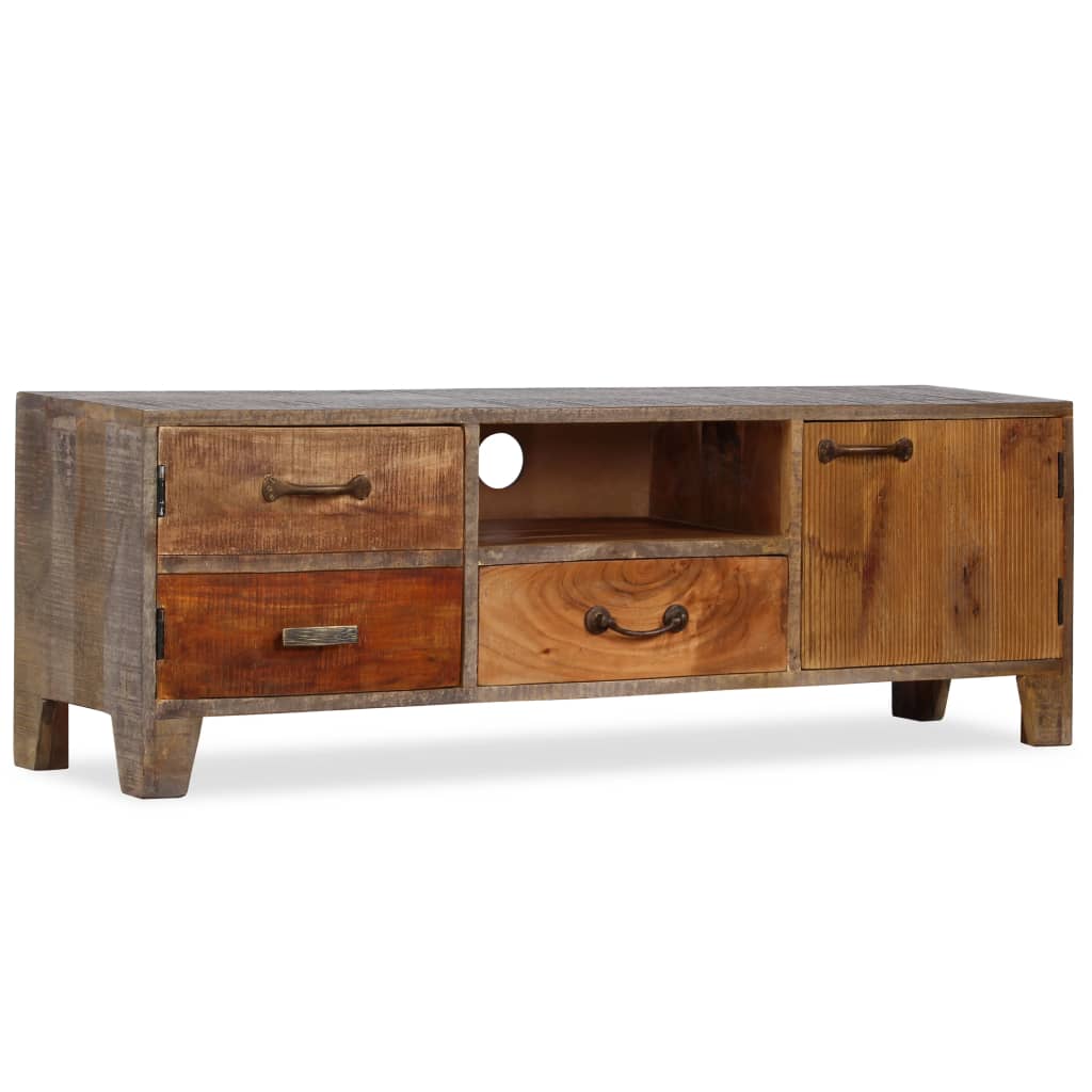 Tv-meubel vintage 118x30x40 cm massief hout Tv-meubel vintage 118x30x40 cm massief hout
