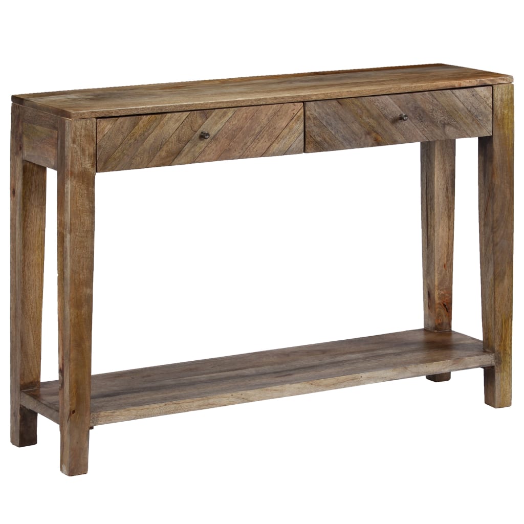 Wandtafel 118x30x80 cm massief mangohout Wandtafel 118x30x80 cm massief mangohout