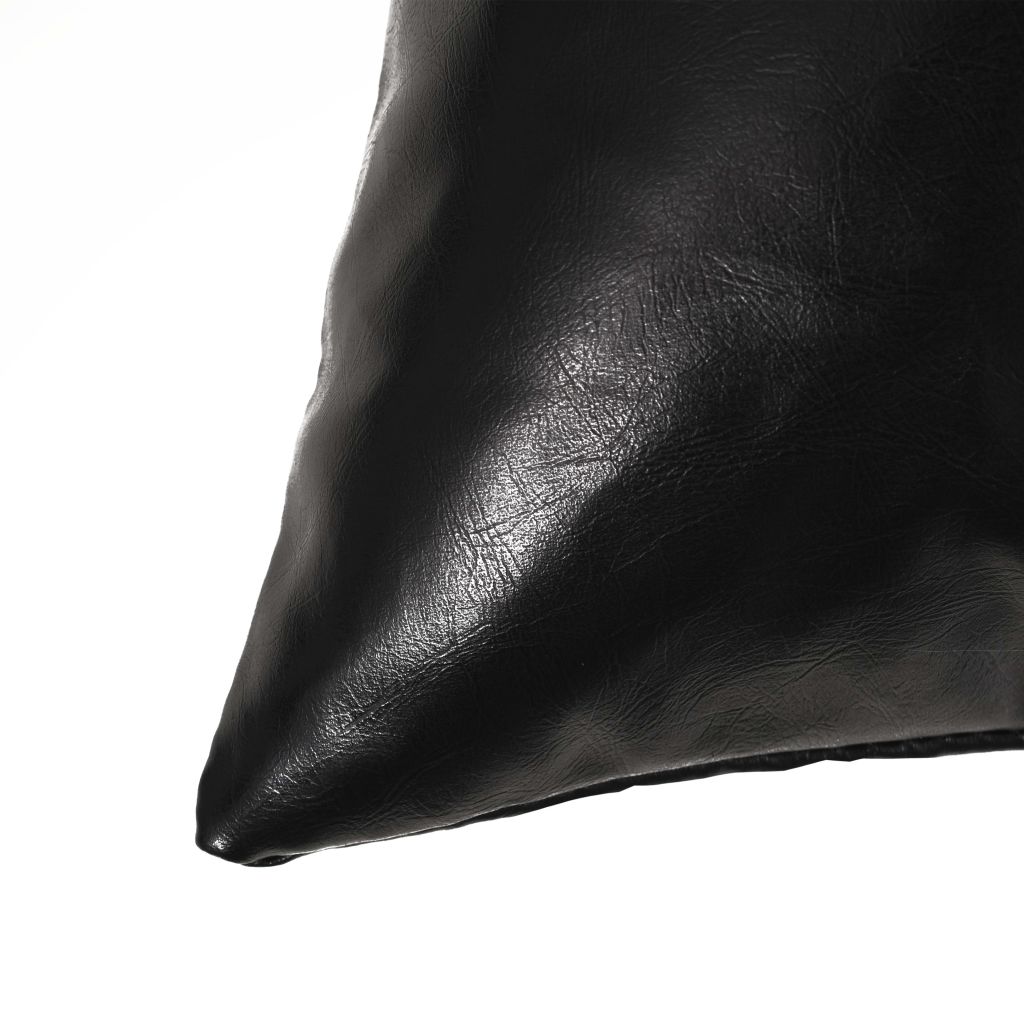 Sierkussenset 40x60 cm PU zwart 2-delig Sierkussenset 40x60 cm PU zwart 2-delig