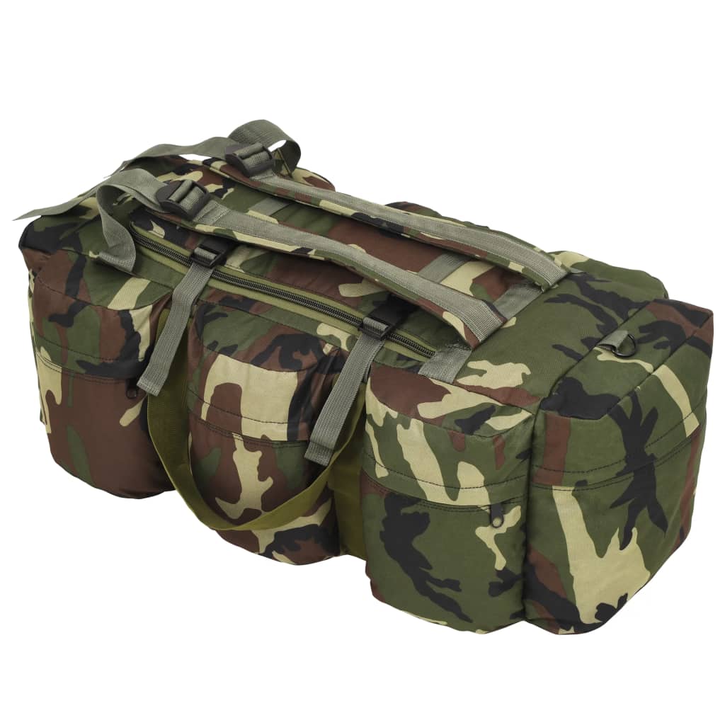 Plunjezak 3-in-1 legerstijl 120 L camouflage Plunjezak 3-in-1 legerstijl 120 L camouflage