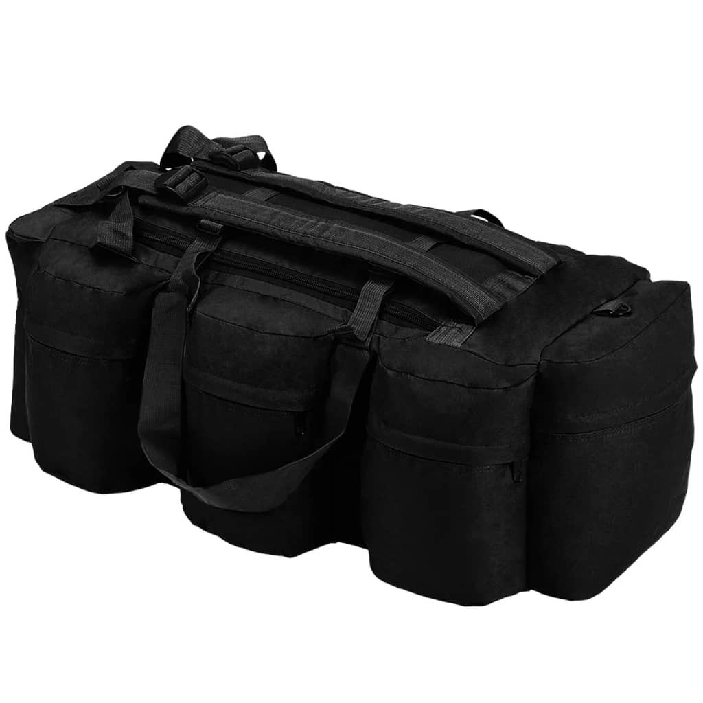 Plunjezak 3-in-1 legerstijl 120 L zwart Plunjezak 3-in-1 legerstijl 120 L zwart