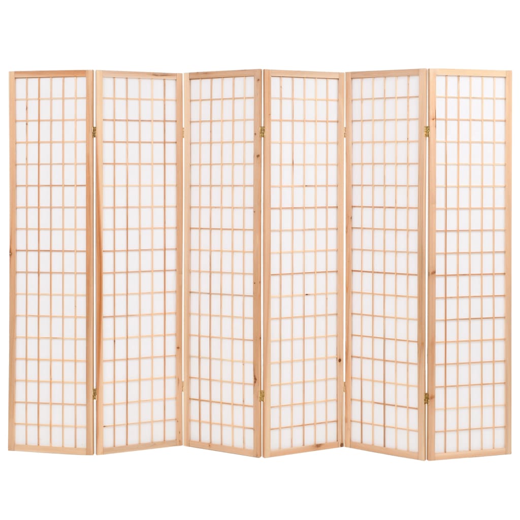Kamerscherm inklapbaar Japanse stijl 240x170 cm naturel Kamerscherm inklapbaar Japanse stijl 240x170 cm naturel