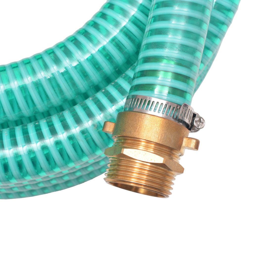 Zuigslang met messing koppelingen 3 m 25 mm groen Zuigslang met messing koppelingen 3 m 25 mm groen