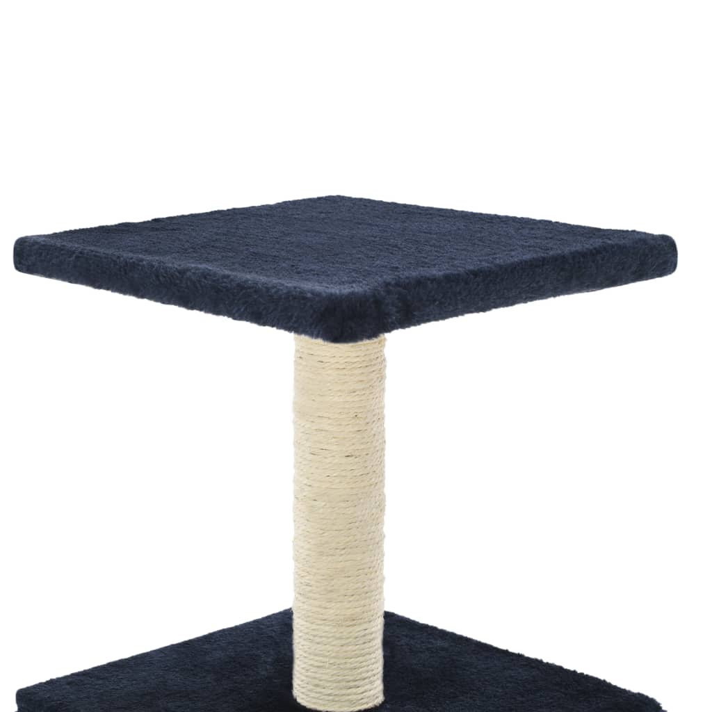 Kattenkrabpaal met sisal krabpaal 55 cm donkerblauw Kattenkrabpaal met sisal krabpaal 55 cm donkerblauw