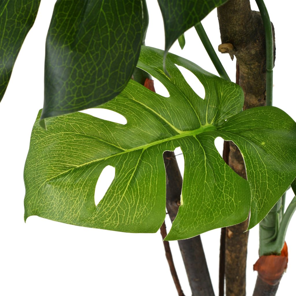 Kunstplant met pot monstera 130 cm groen Kunstplant met pot monstera 130 cm groen