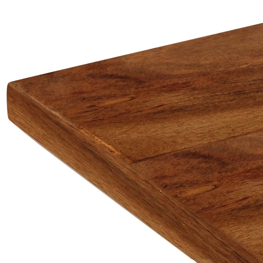 Eetkamerbank 160x40x45 cm massief acaciahout en staal Eetkamerbank 160x40x45 cm massief acaciahout en staal