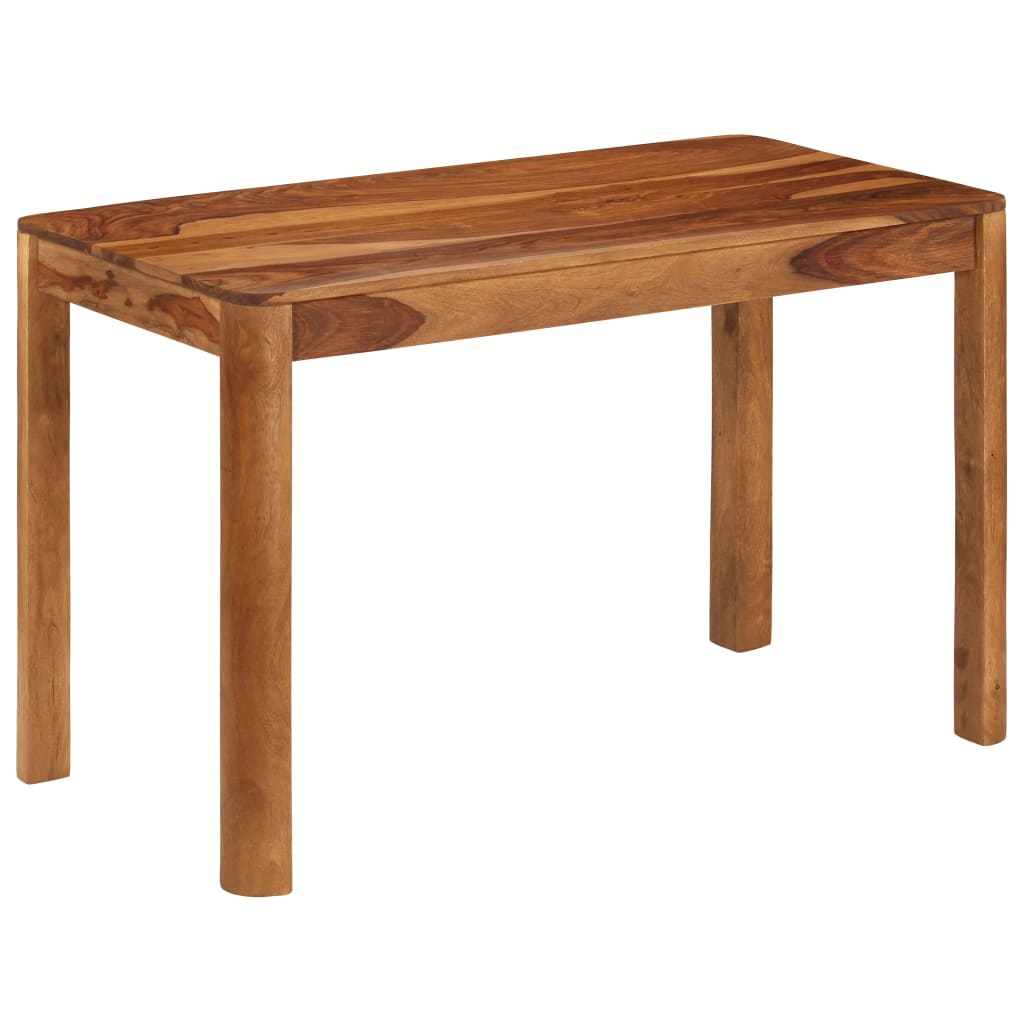 Eettafel 120x60x76 cm massief sheeshamhout Eettafel 120x60x76 cm massief sheeshamhout