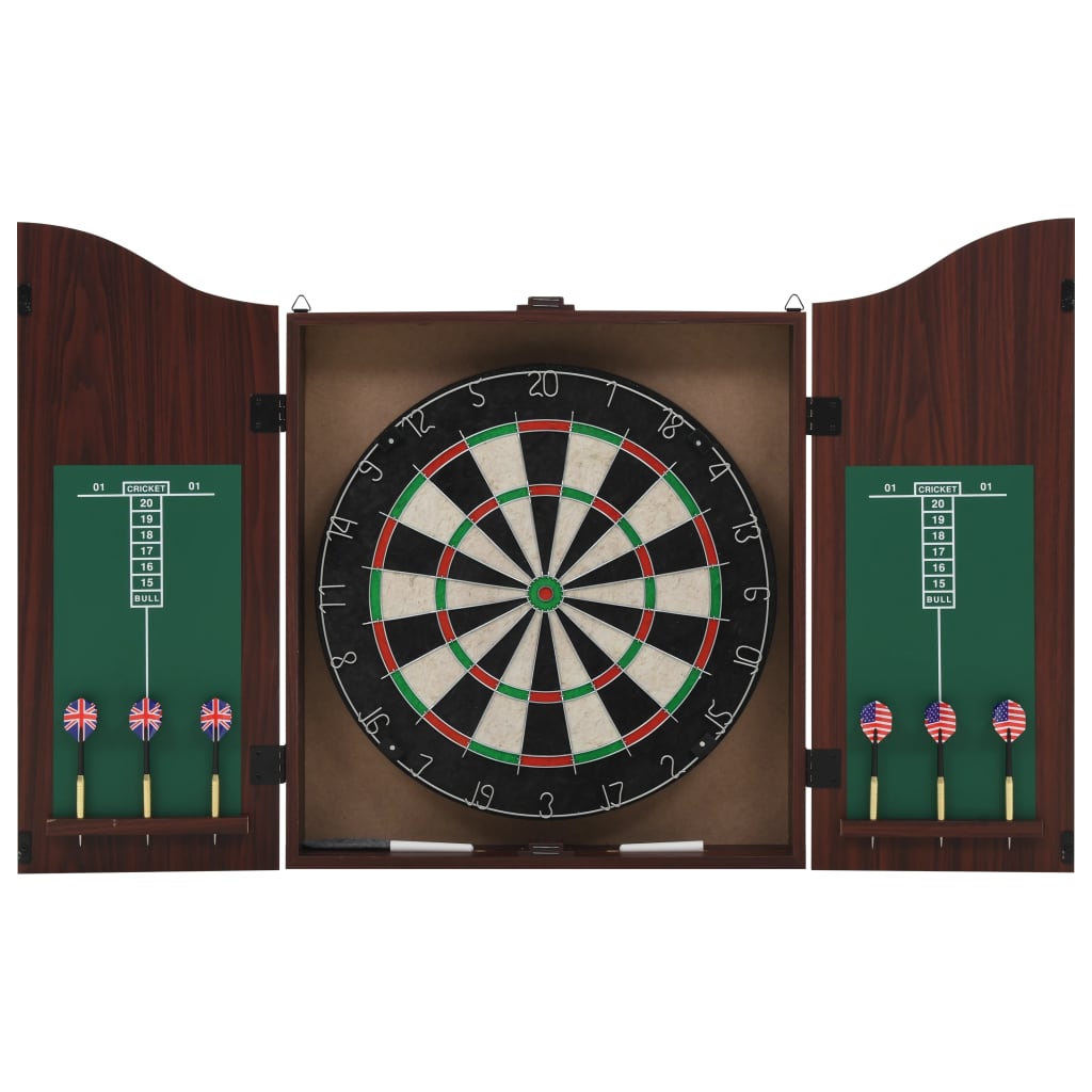 Dartbord professioneel met kast en 6 darts sisal Dartbord professioneel met kast en 6 darts sisal