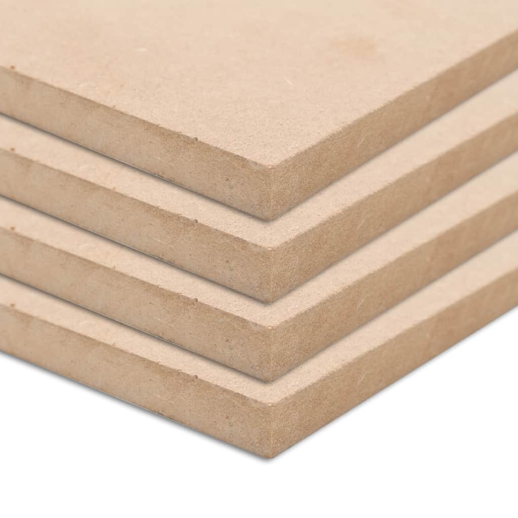 MDF platen vierkant 60x60 cm 25 mm 4 st MDF platen vierkant 60x60 cm 25 mm 4 st