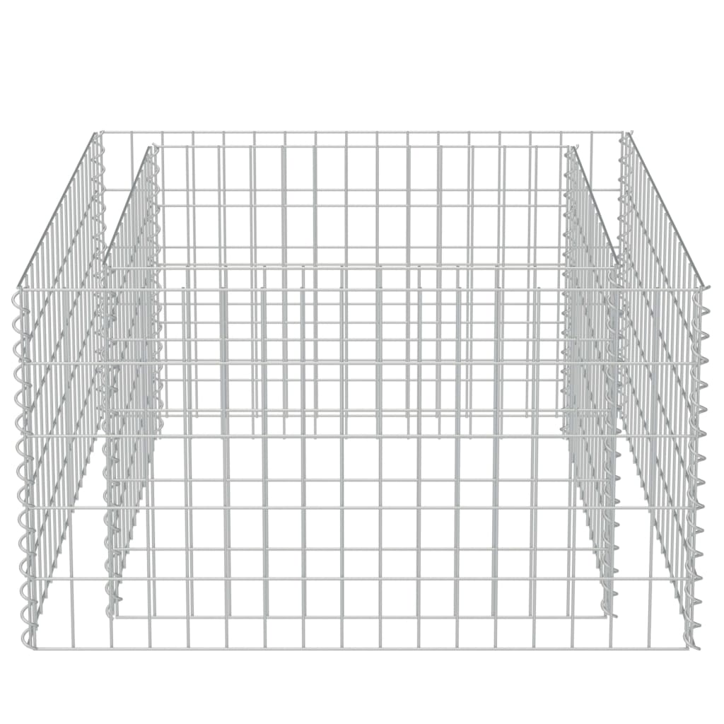 Gabion plantenbak 90x90x50 cm gegalvaniseerd staal Gabion plantenbak 90x90x50 cm gegalvaniseerd staal