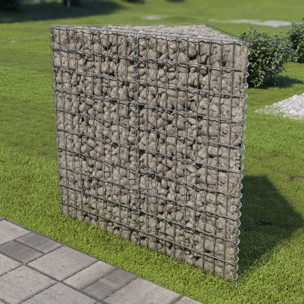 Schanskorf plantenbak 75x75x100 cm gegalvaniseerd staal Schanskorf plantenbak 75x75x100 cm gegalvaniseerd staal