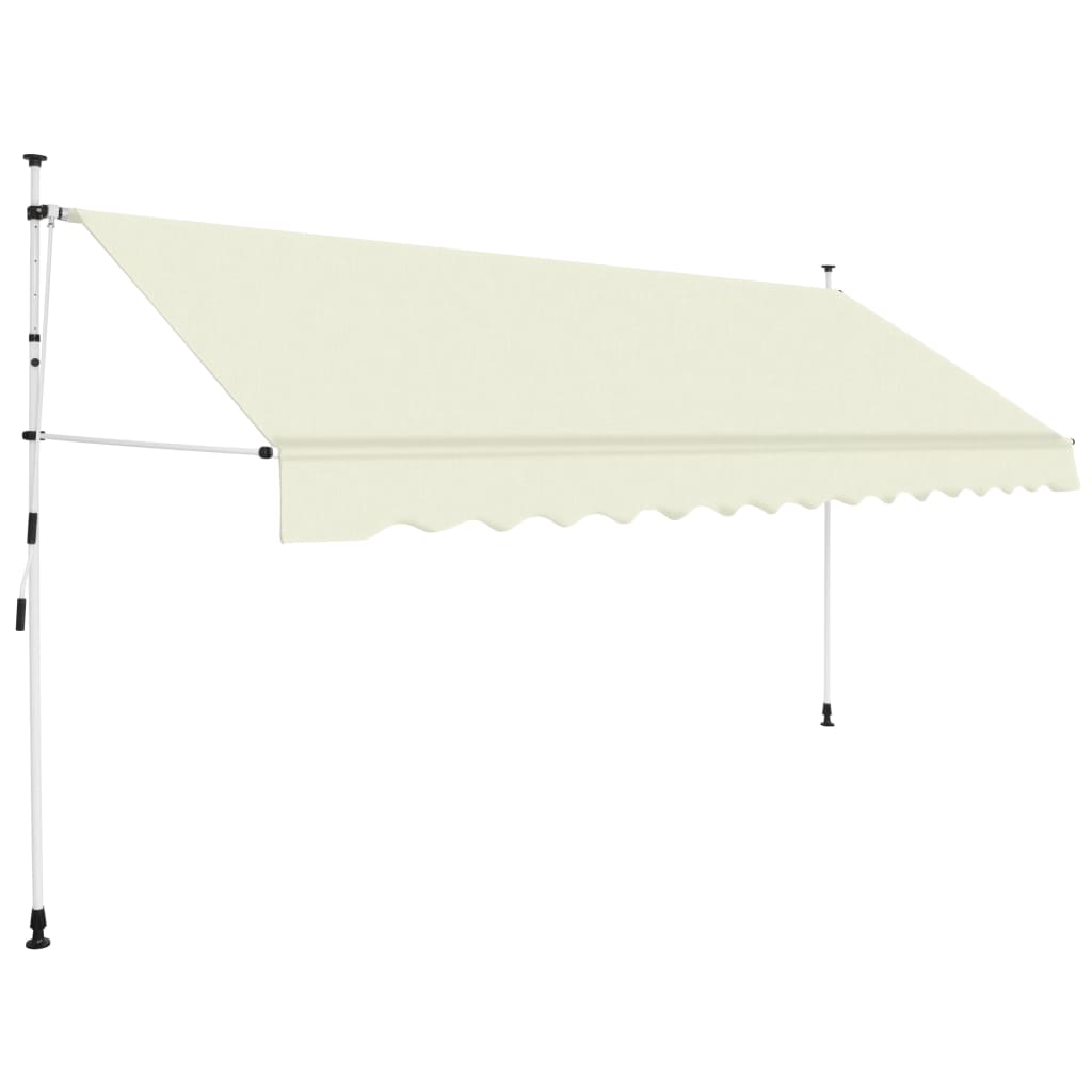 Luifel handmatig uitschuifbaar 350 cm crme Luifel handmatig uitschuifbaar 350 cm crme