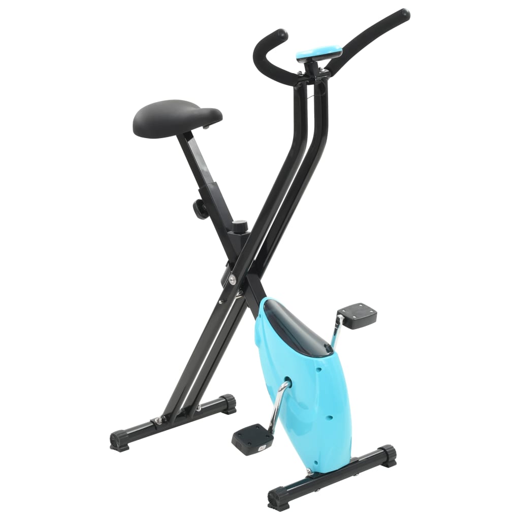 Hometrainer X-bike bandweerstand blauw Hometrainer X-bike bandweerstand blauw