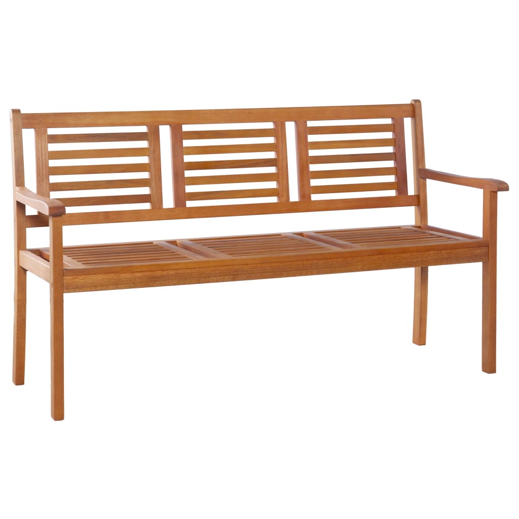 Driezits tuinbank 150 cm massief eucalyptushout Driezits tuinbank 150 cm massief eucalyptushout