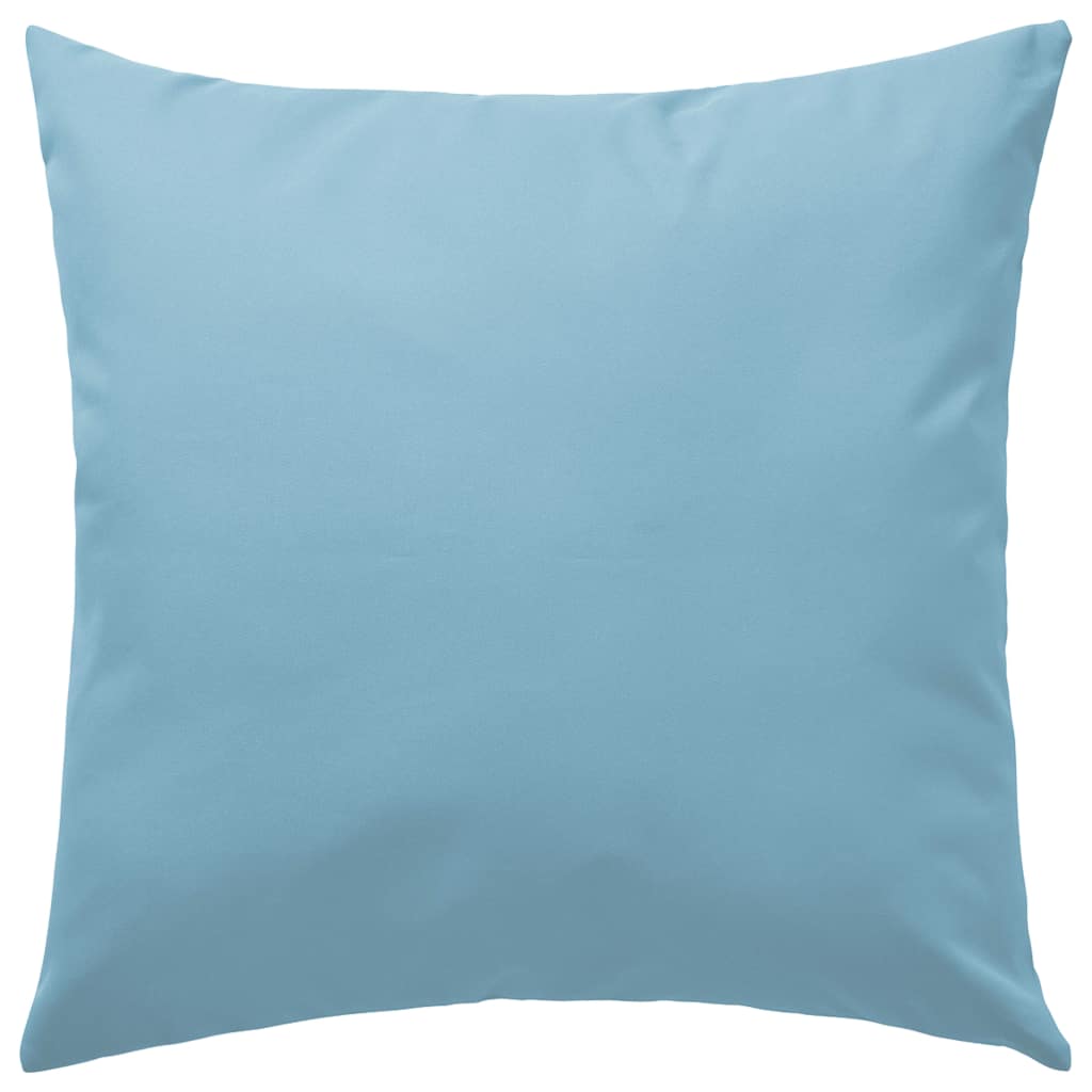 Buitenkussens 60x60 cm lichtblauw 2 st Buitenkussens 60x60 cm lichtblauw 2 st
