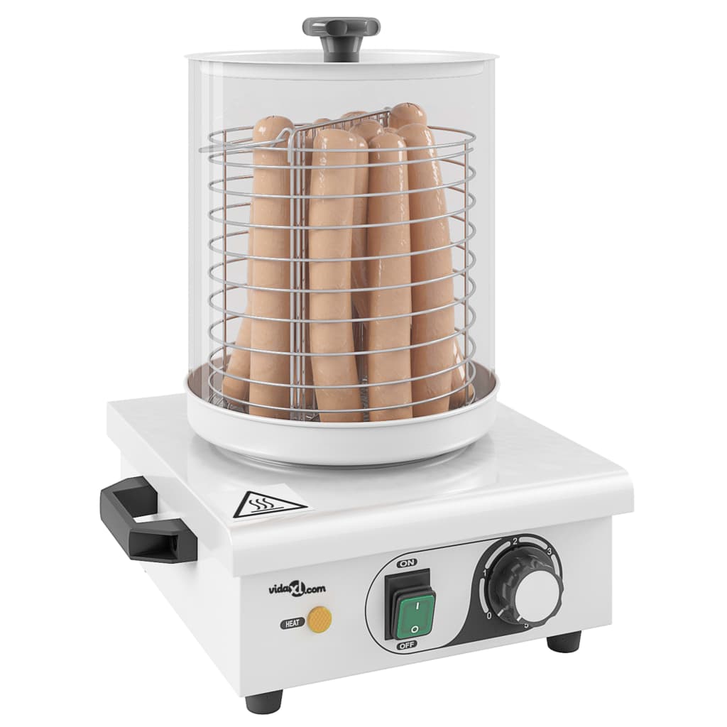 Hotdog verwarmer 450 W roestvrij staal Hotdog verwarmer 450 W roestvrij staal
