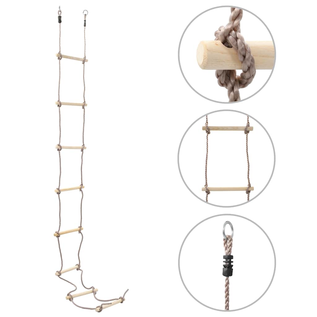 Touwladder 290 cm hout Touwladder 290 cm hout
