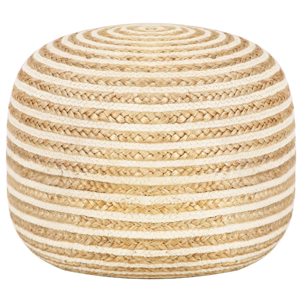 Poef handgemaakt 45x30 cm jute Poef handgemaakt 45x30 cm jute