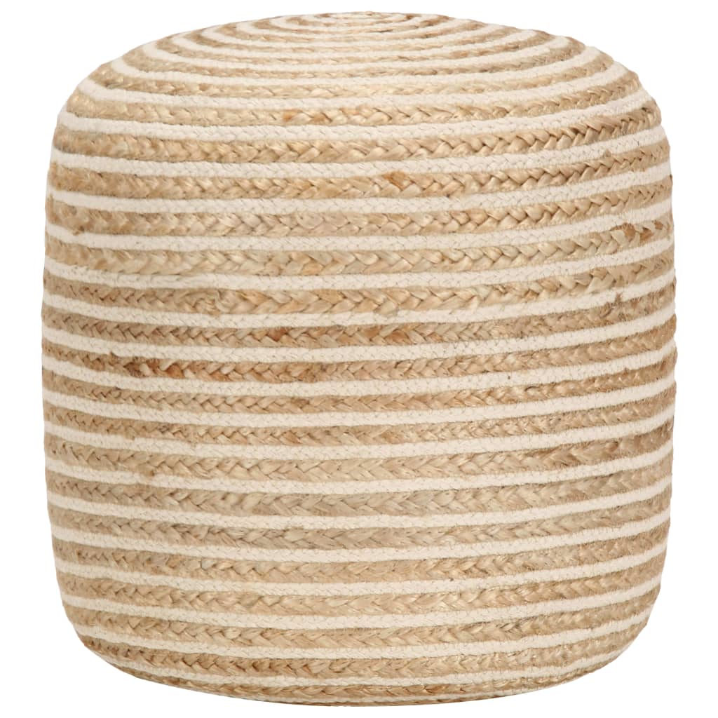 Poef handgemaakt 40x45 cm jute Poef handgemaakt 40x45 cm jute