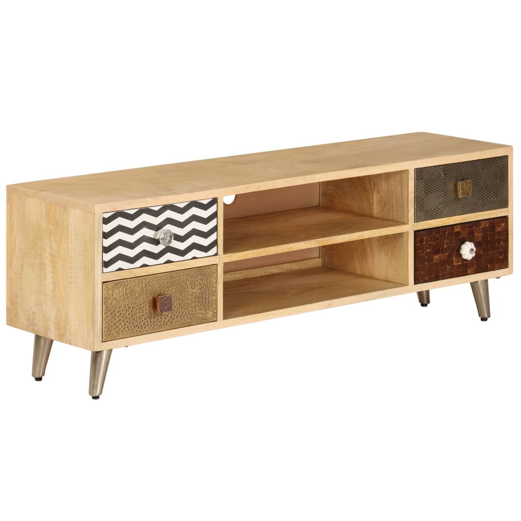 Tv-meubel 120x30x40 cm massief mangohout Tv-meubel 120x30x40 cm massief mangohout