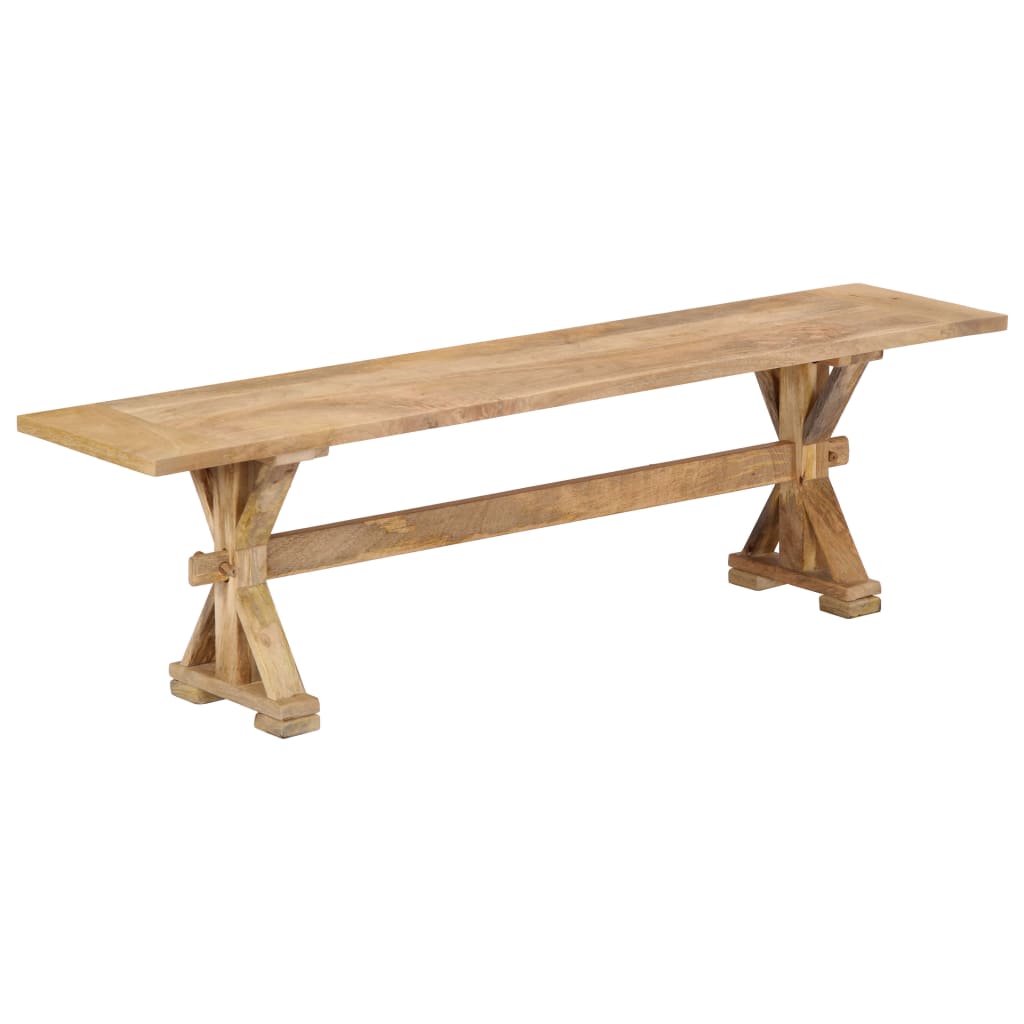 Halbank 160x35x45 cm massief mangohout Halbank 160x35x45 cm massief mangohout