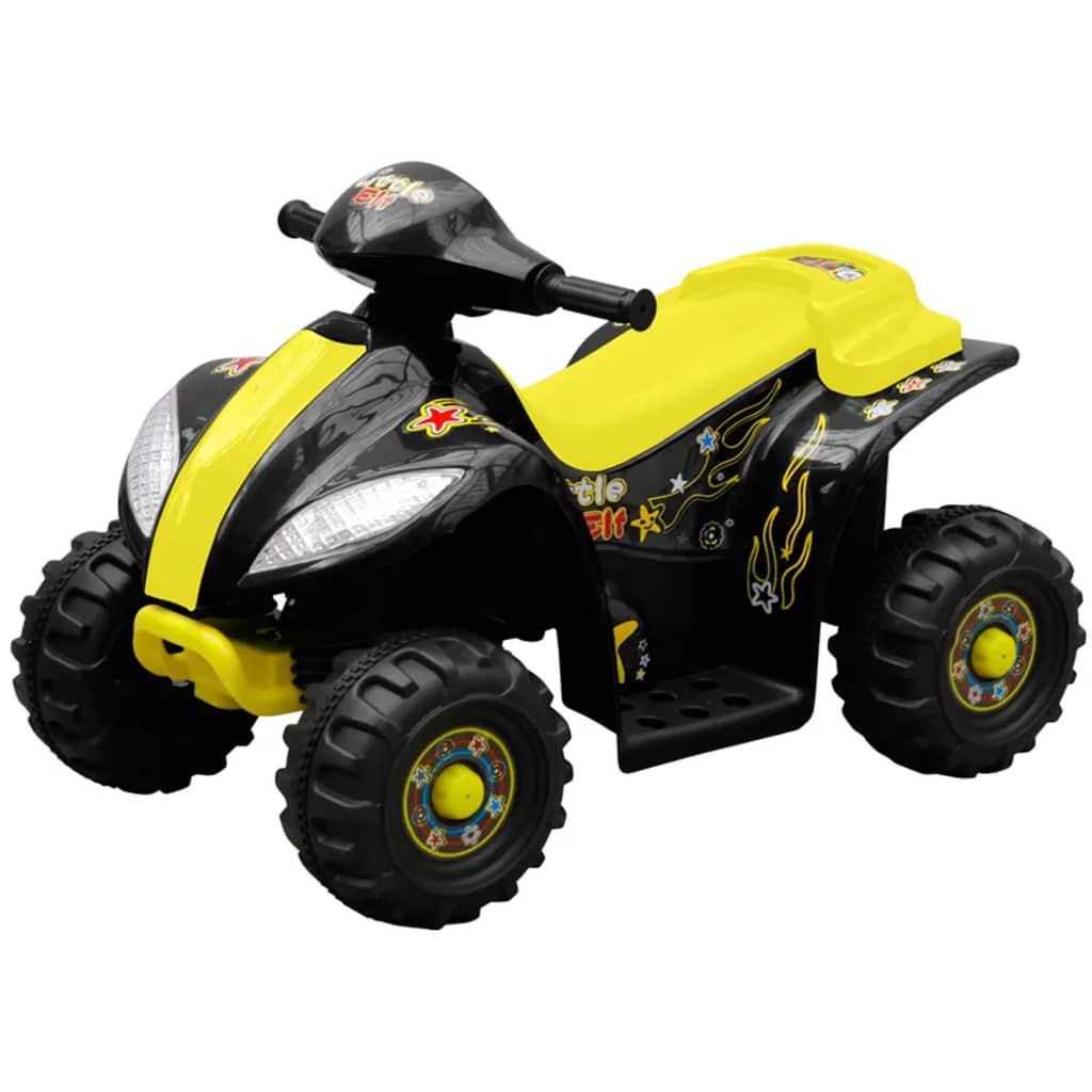 Kinder Quad elektrisch 6 volt geel Kinder Quad elektrisch 6 volt geel