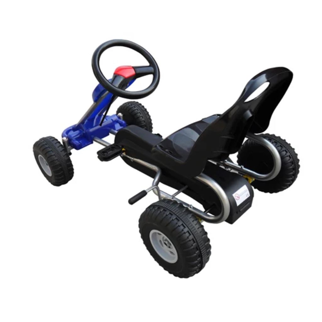 Skelter met pedalen blauw Skelter met pedalen blauw