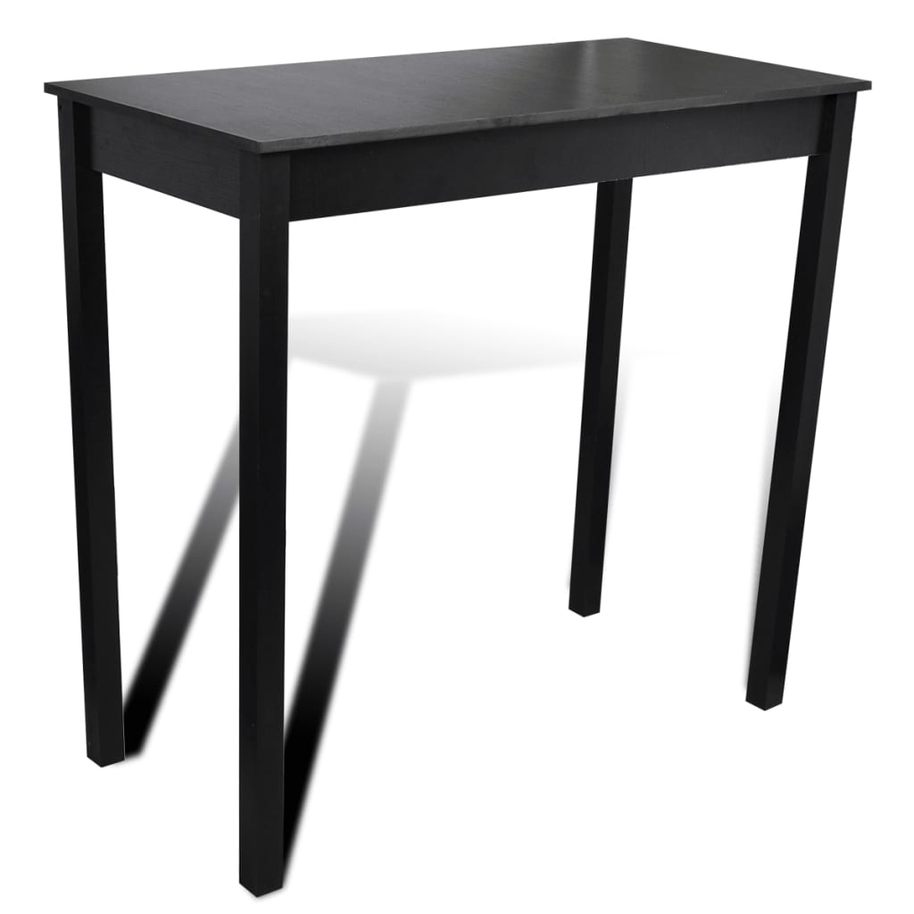 Bartafel 115x55x107 cm MDF zwart Bartafel 115x55x107 cm MDF zwart