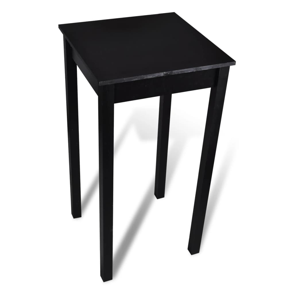Bartafel 55x55x107 cm MDF zwart Bartafel 55x55x107 cm MDF zwart