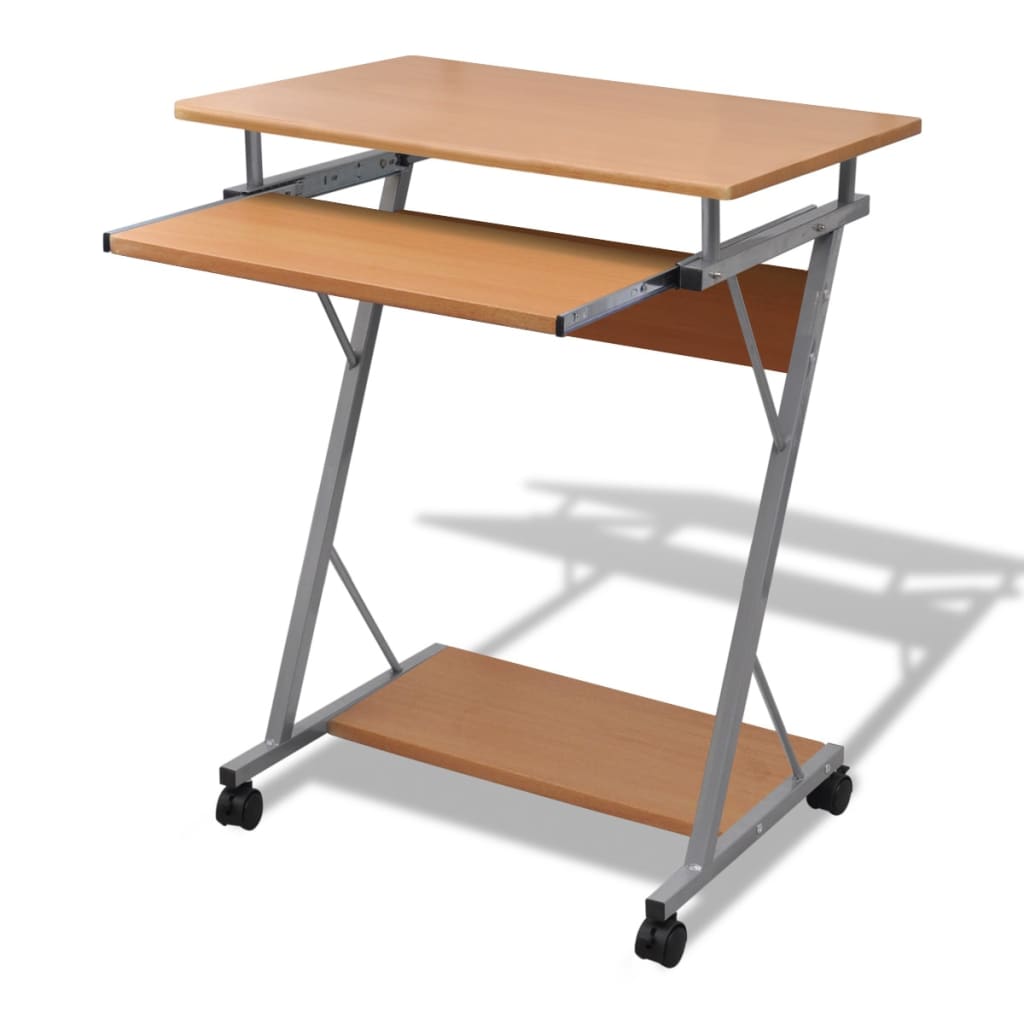 Studenten computerbureau 60 x 40 x 75 cm (bruin) Studenten computerbureau 60 x 40 x 75 cm (bruin)