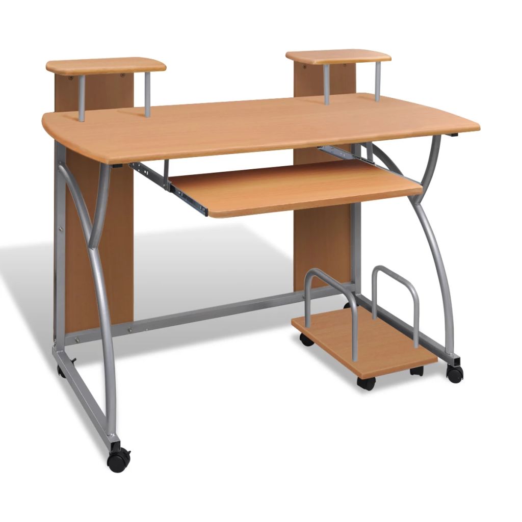 Studenten computer bureau 120 x 60 cm (bruin) Studenten computer bureau 120 x 60 cm (bruin)