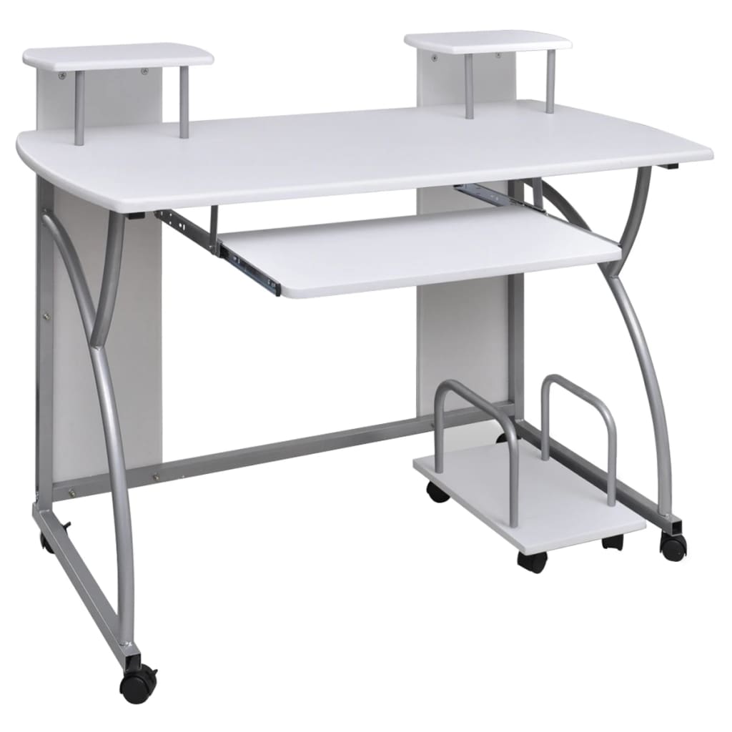 Studenten computer bureau 120 x 60 cm (wit) Studenten computer bureau 120 x 60 cm (wit)