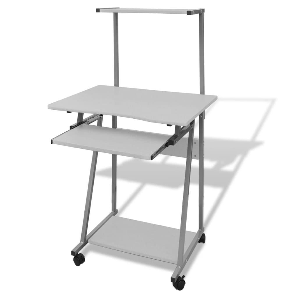 Computerbureau 68x48x115 cm wit Computerbureau 68x48x115 cm wit
