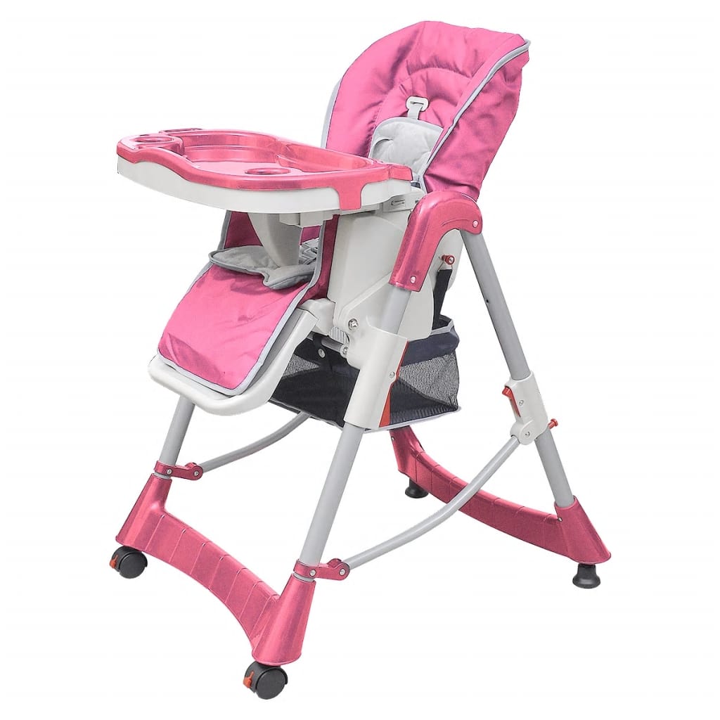 Kinderstoel Deluxe in hoogte verstelbaar roze Kinderstoel Deluxe in hoogte verstelbaar roze