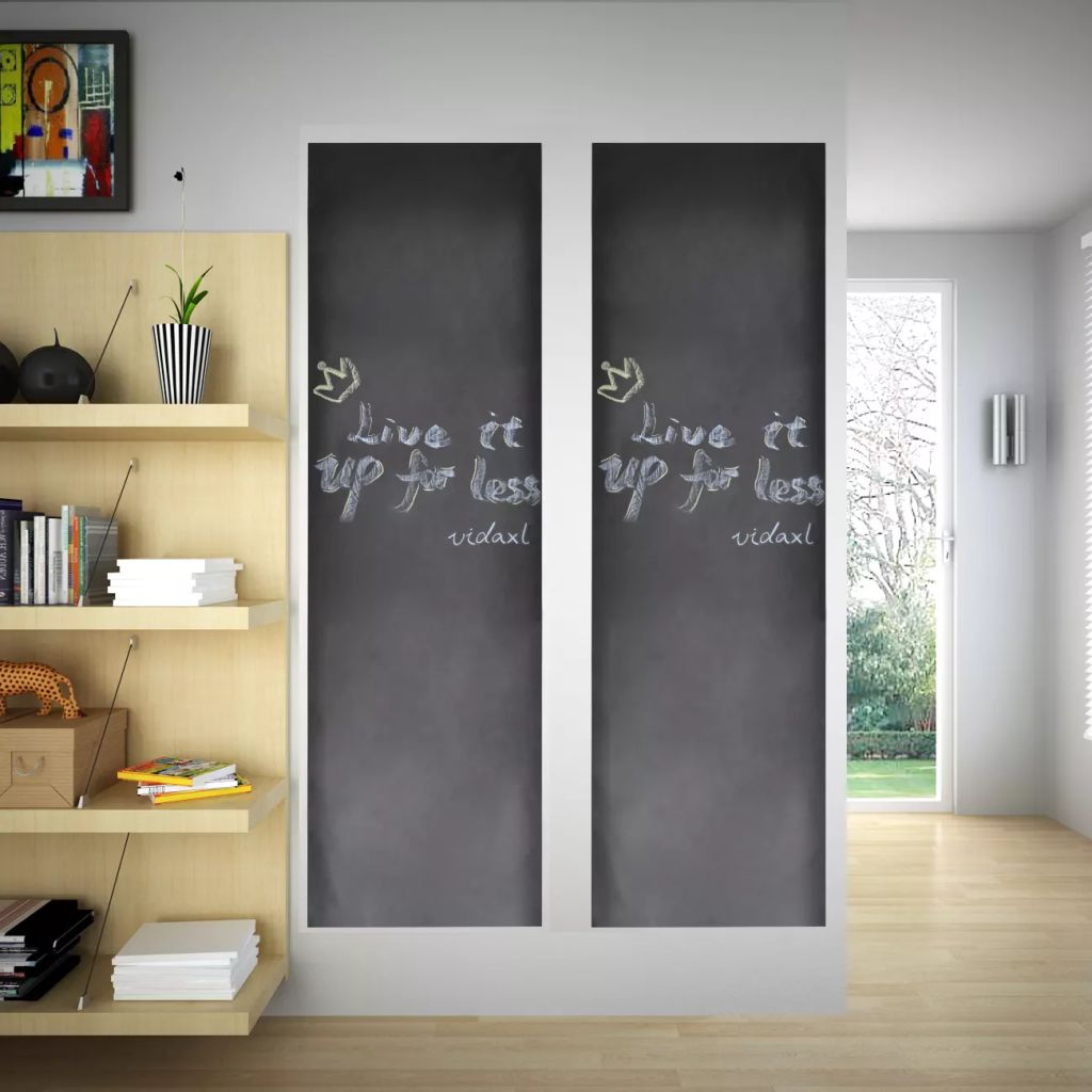 Krijtbord stickerrollen 2 st 0,45 x 2 m - incl. krijt Krijtbord stickerrollen 2 st 0,45 x 2 m - incl. krijt