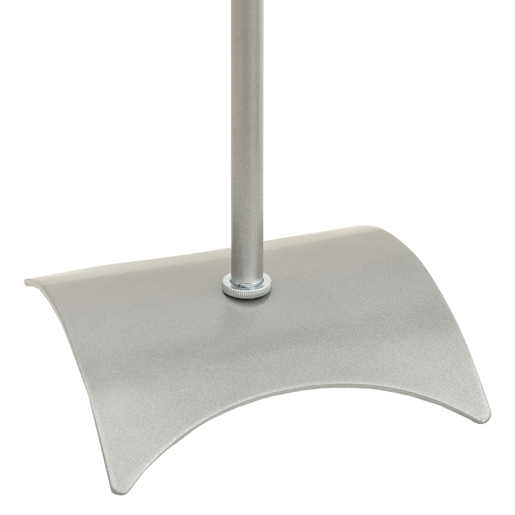 Universele speakerstandaard 2 stuks (zilver) Universele speakerstandaard 2 stuks (zilver)