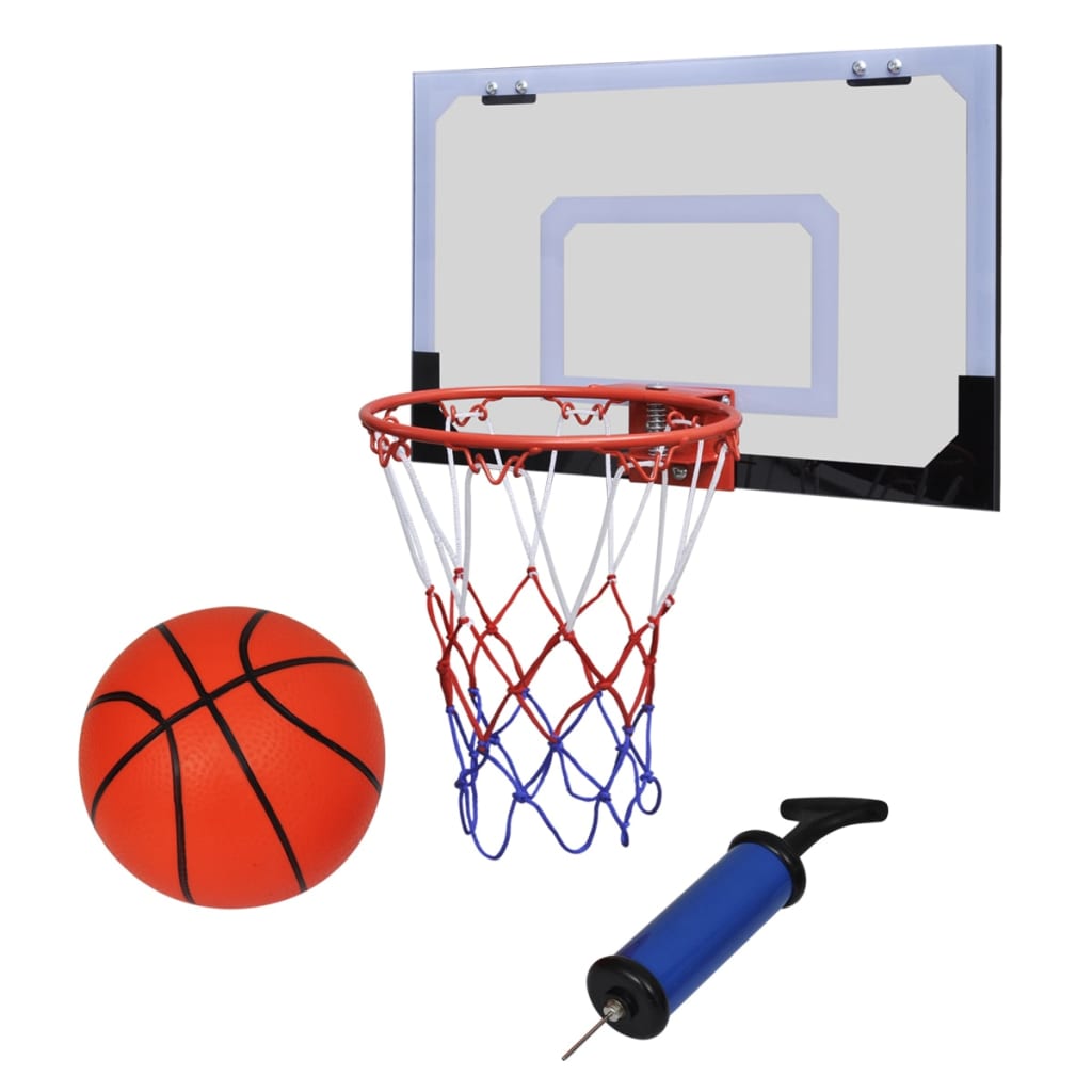 Mini-basketbalset met bal en pomp Mini-basketbalset met bal en pomp