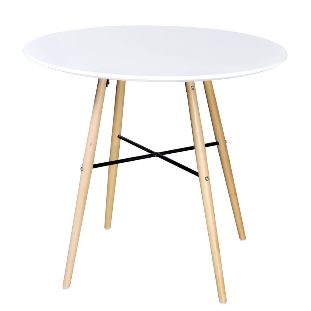 Eettafel rond MDF wit Eettafel rond MDF wit