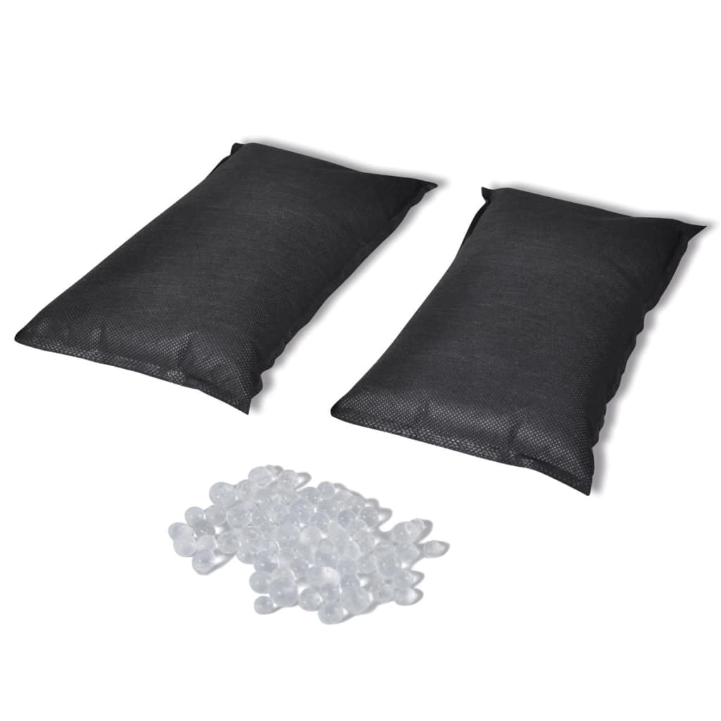 Luchtontvochtigingszakken 2 st 2 kg silica gel Luchtontvochtigingszakken 2 st 2 kg silica gel