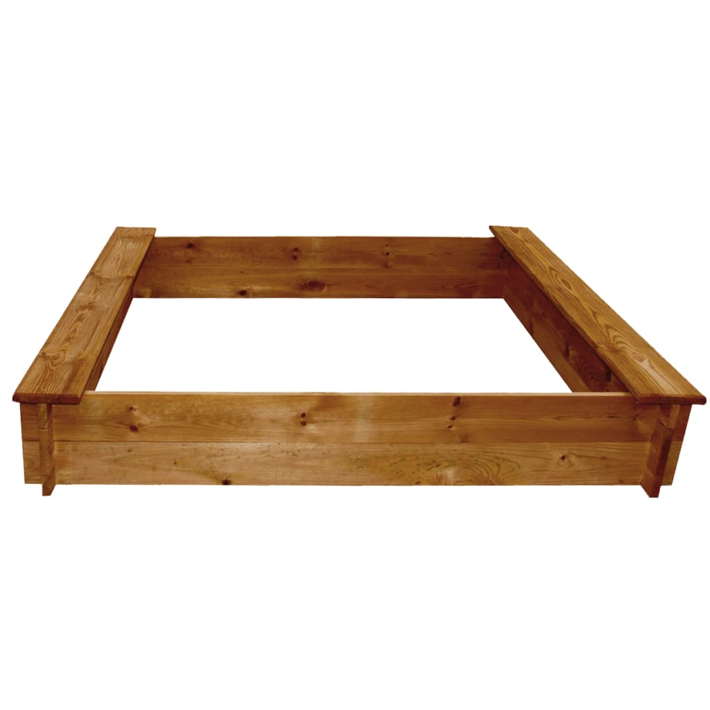 Zandbak hout vierkant Zandbak hout vierkant