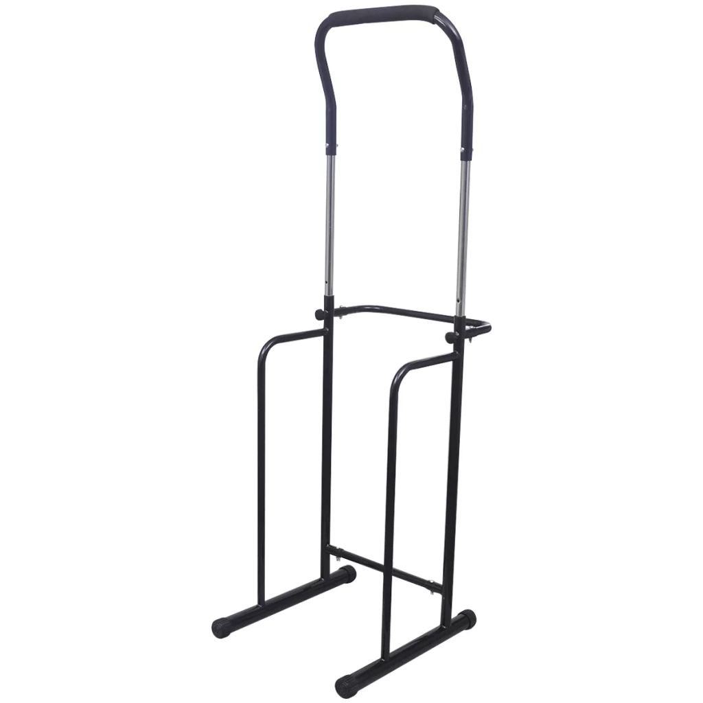 Pull-up / dipstation verstelbaar 175-224 cm zwart Pull-up / dipstation verstelbaar 175-224 cm zwart