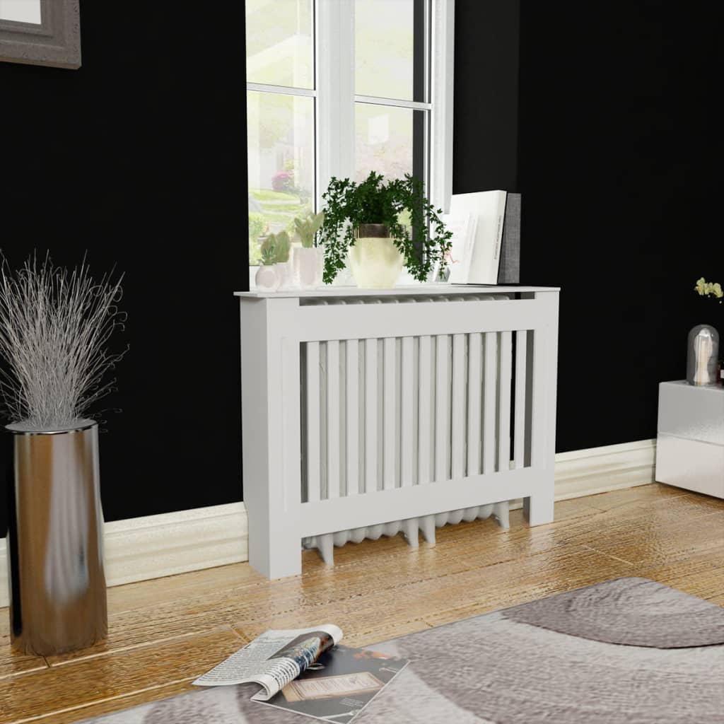 Radiatorombouw 112 cm MDF wit Radiatorombouw 112 cm MDF wit