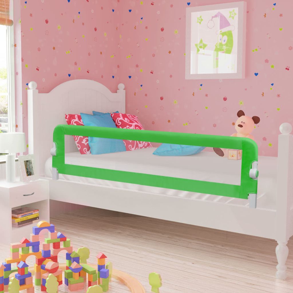 Bedhekje peuter 150x42 cm groen Bedhekje peuter 150x42 cm groen