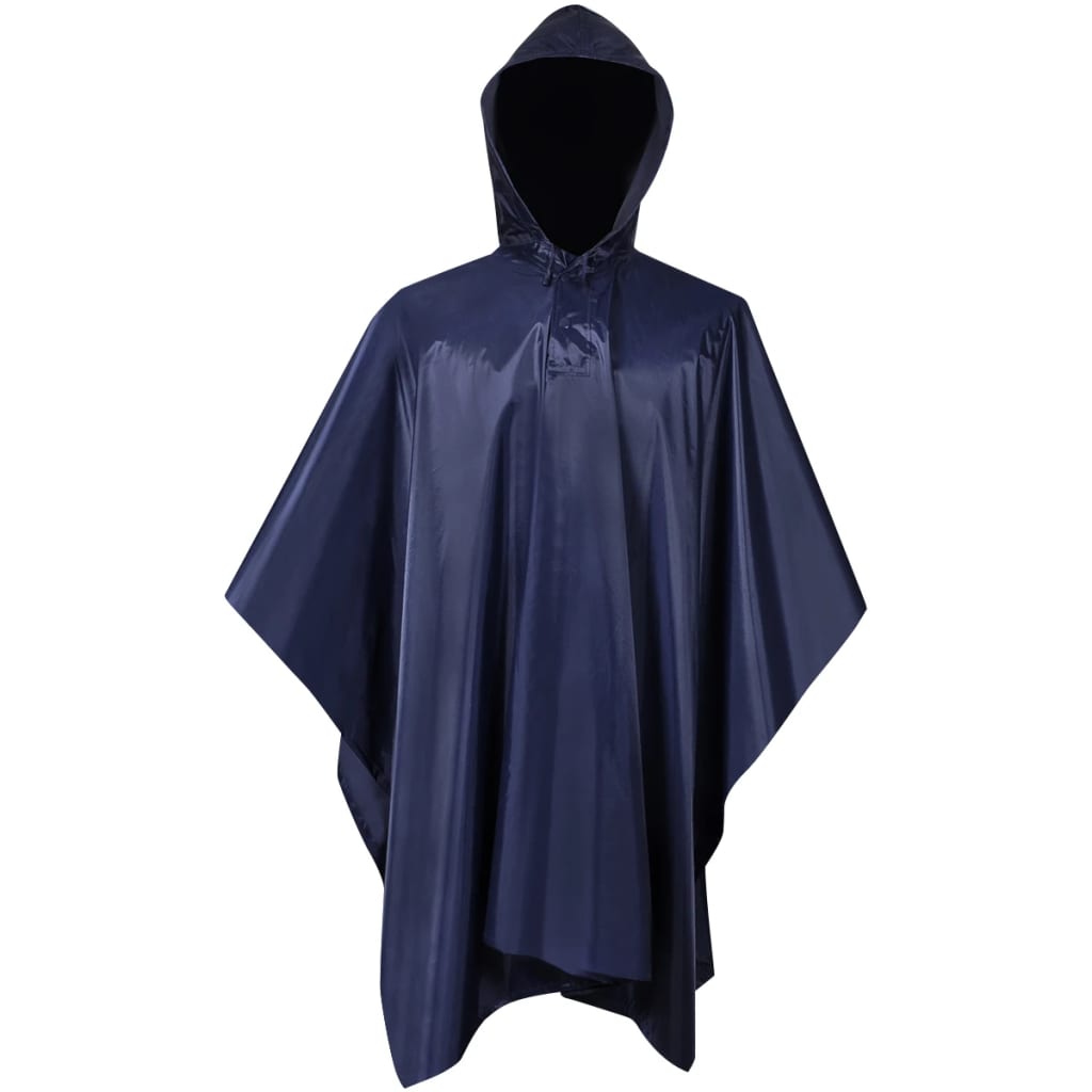Regenponcho leger waterbestendig voor kamperen/wandelen marineblauw Regenponcho leger waterbestendig voor kamperen/wandelen marineblauw