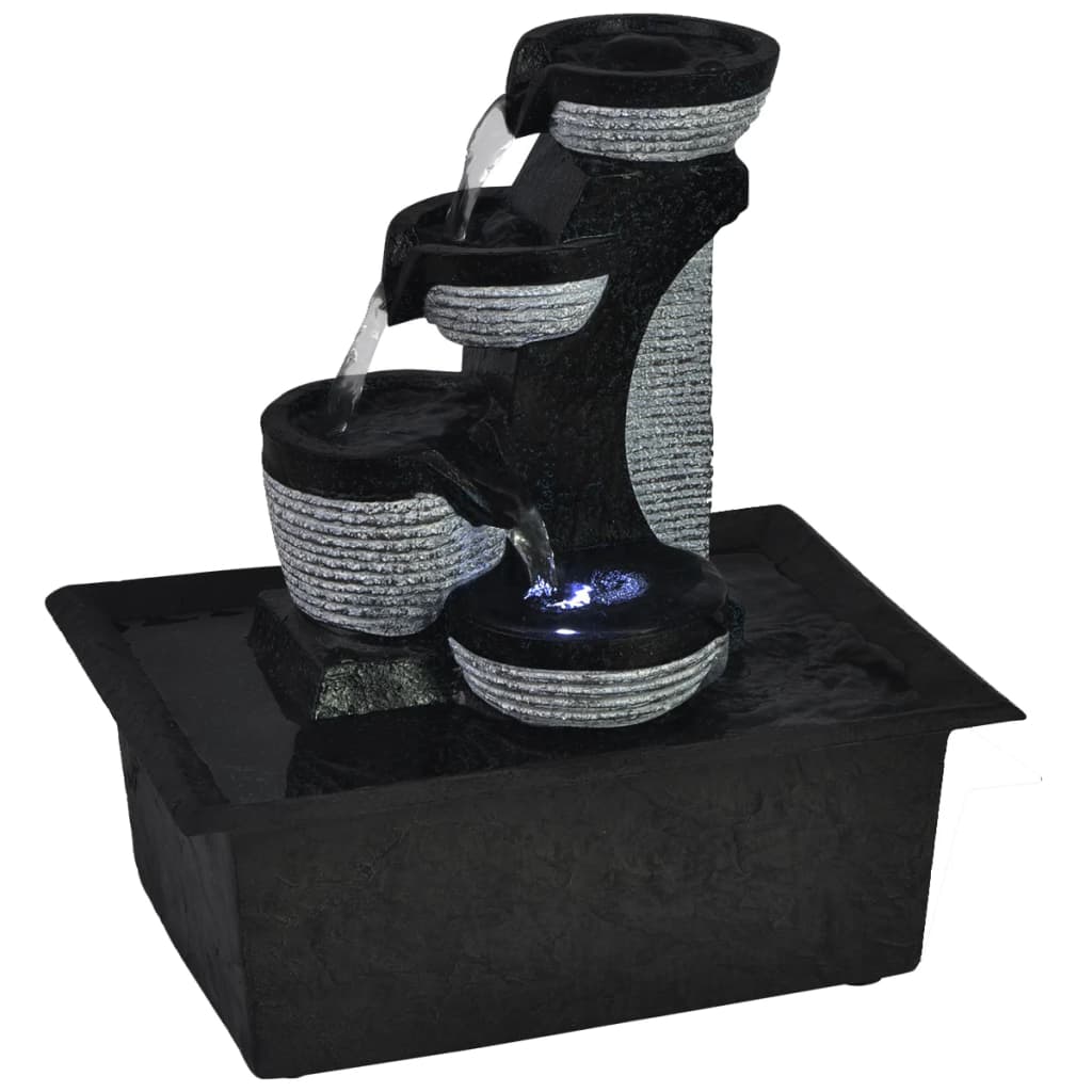 Binnenfontein met LED-verlichting polyresin Binnenfontein met LED-verlichting polyresin