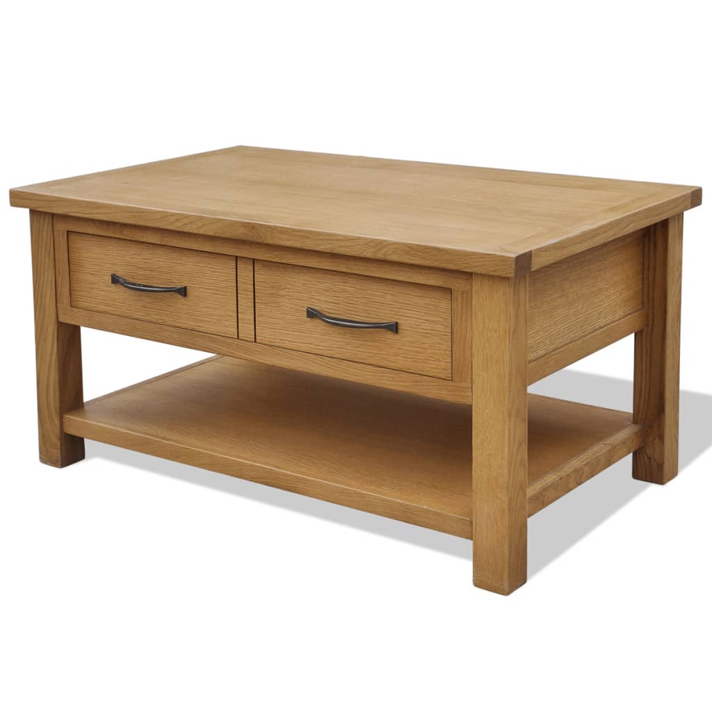 Salontafel 88x53x45 cm eikenhout Salontafel 88x53x45 cm eikenhout
