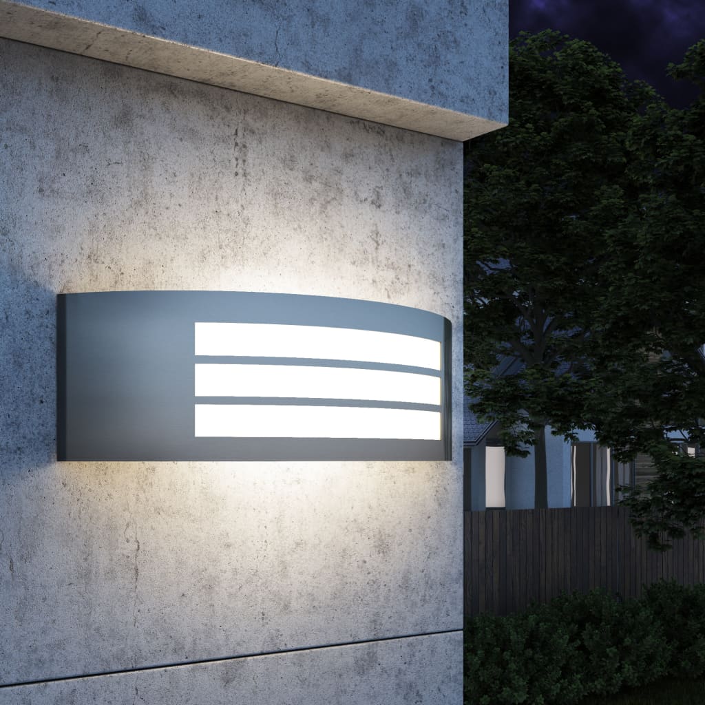 Tuinwandlamp roestvrij staal Tuinwandlamp roestvrij staal